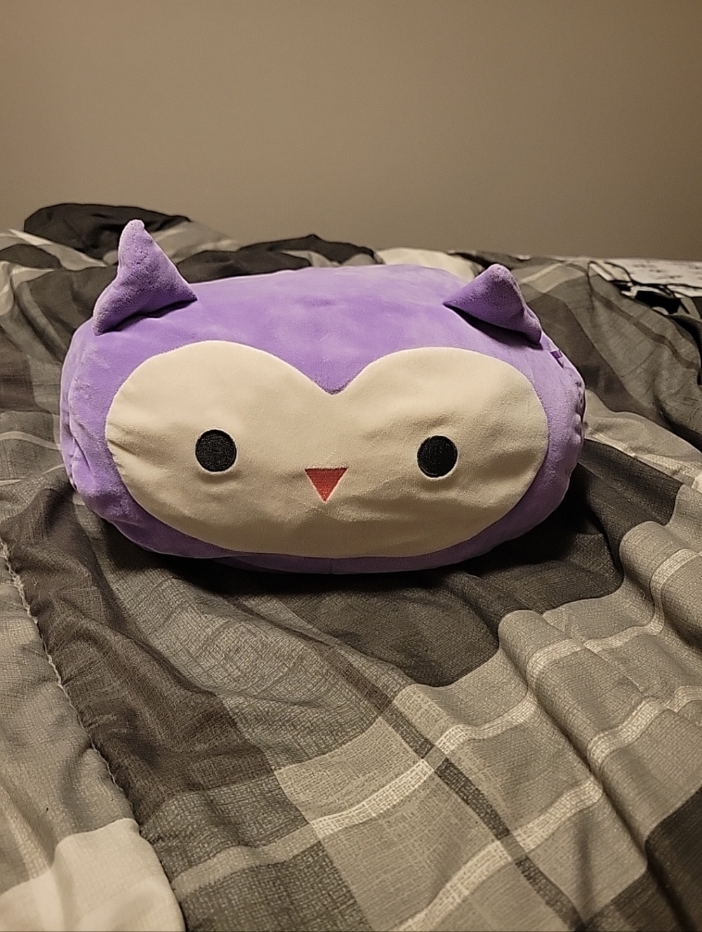 Squishmallow Holly Owl Stackable Soft Plush Pillow Purple Owl 10 Inches